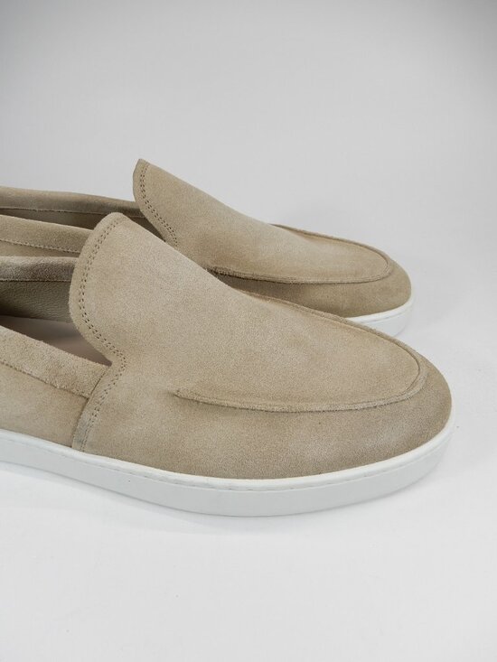 Magnanni Lawford Venetian Slip On Loafers Men\'s Size 10 Tierra Beige Suede NEW main image 6